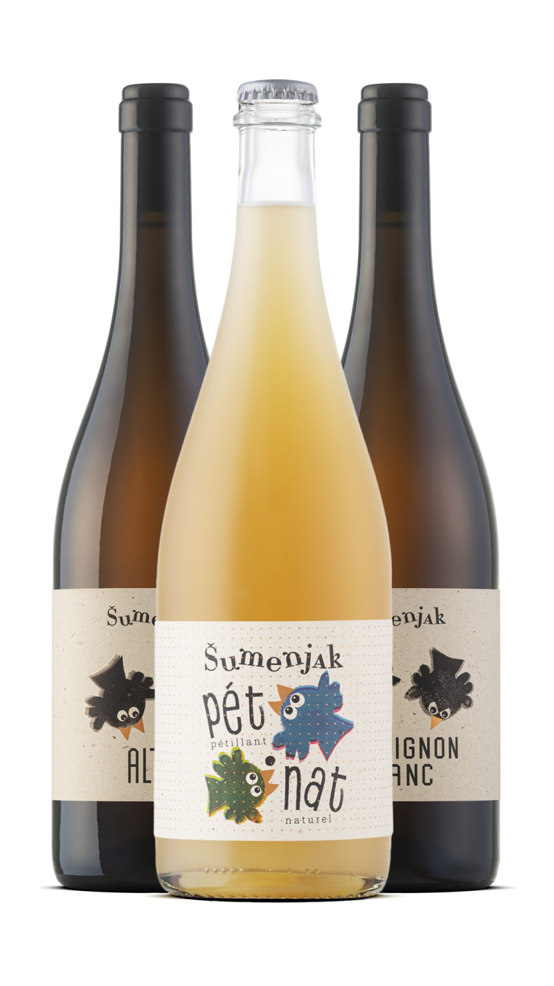 Šumenjak Paket SAUVIGNON BLANC 0.75L, EXTREM 0.75L, PET – NAT 0.75L
